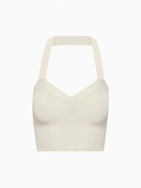 Aritzia Parrish Sculpt Knit Halter Top